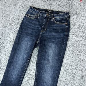 Judy Blue Jeans Womens 11/30 (Fits 28x27) Blue Mid Rise Skinny Fit Stretch